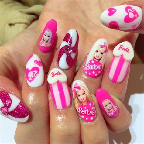 Barbie Nail Design