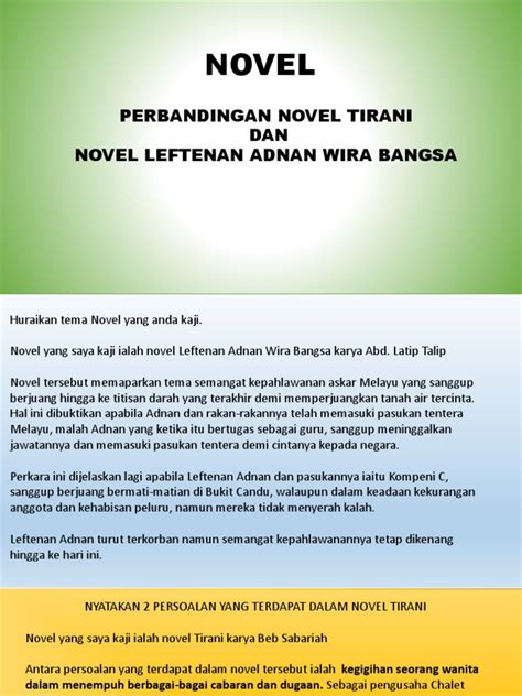 Contoh Jawapan Sinopsis Novel Leftenan Adnan Image