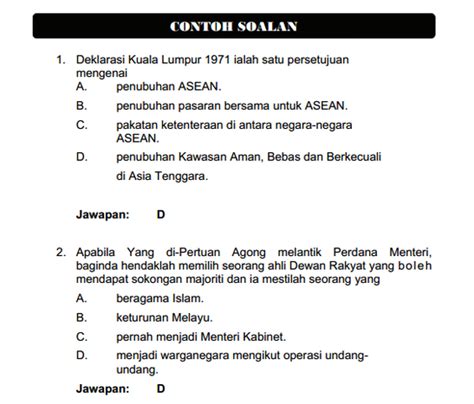 Contoh Soalan Peperiksaan Jpa Bahagian B Image