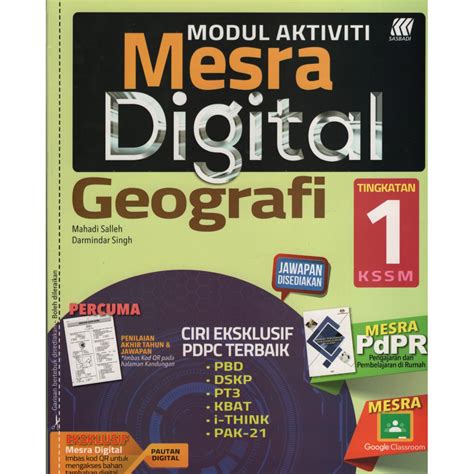 Jawapan Mesra Digital Geografi Tingkatan 1 Image