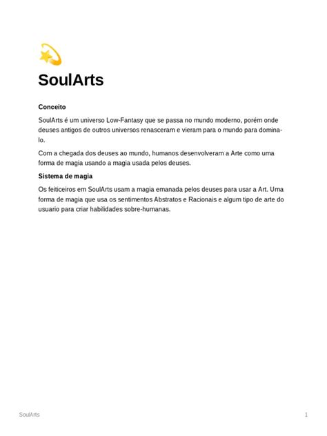 Soul Arts Pdf